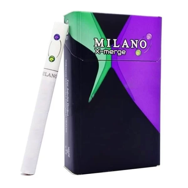 บุหรี่นอก MILANO X-MERGE (2 เม็ดบีบ)
