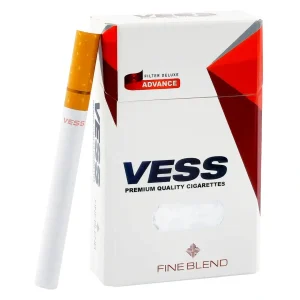 บุหรี่นอก VESS แดง (ซองแข็ง)