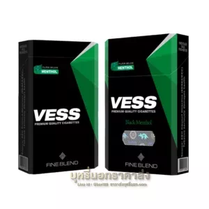 บุหรี่นอก Vess แบล็คเขียว (ซองแข็ง)