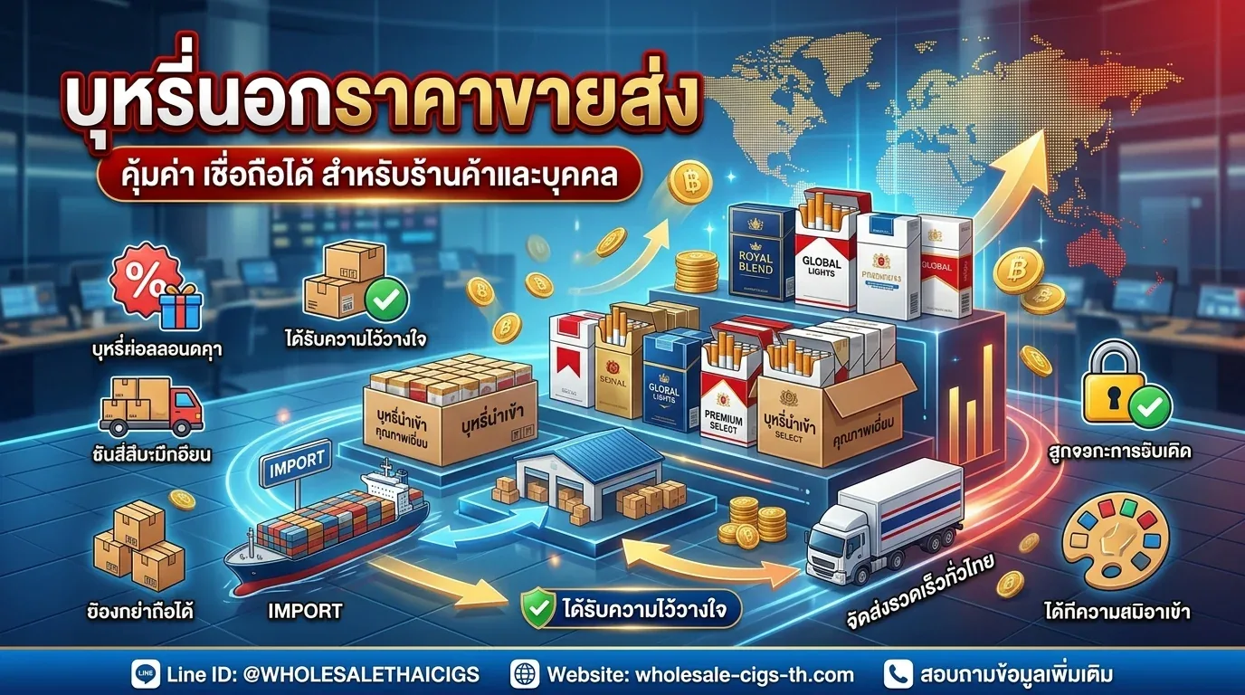 บุหรี่นอกราคาขายส่ง - คำถามที่พบบ่อยเกี่ยวกับ บุหรี่นอกราคาขายส่ง