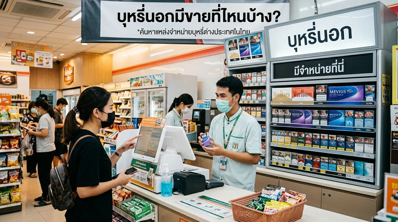บุหรี่นอกมีขายที่ไหนบ้าง - คำถามที่พบบ่อยเกี่ยวกับ บุหรี่นอกมีขายที่ไหนบ้าง