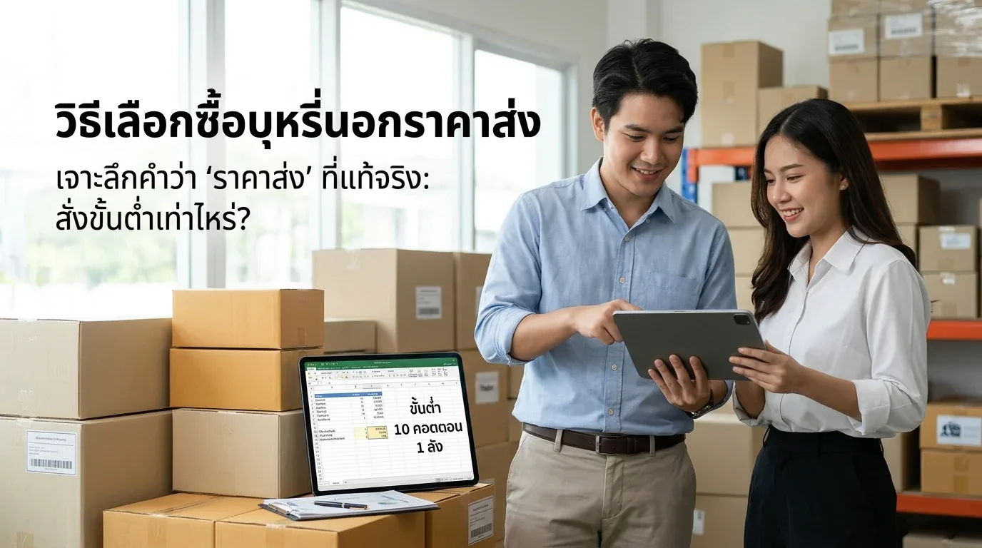 วิธีเลือกซื้อบุหรี่นอกราคาส่ง - เจาะลึกคำว่า 'ราคาส่ง' ที่แท้จริง: ต้องสั่งขั้นต่ำกี่คอตตอนห