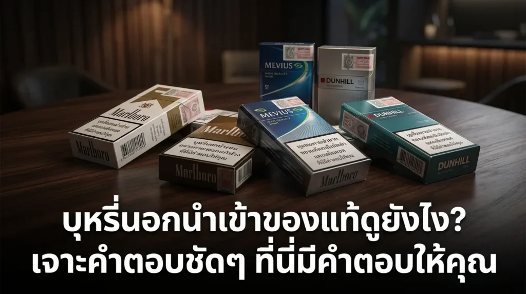 how to check authentic imported cigarettes